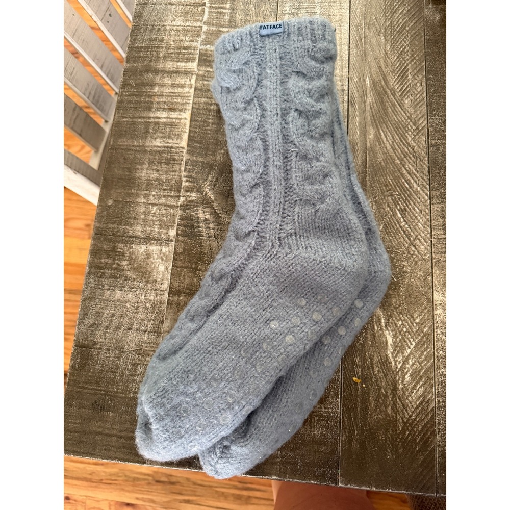 FatFace NWT Woman's Cable Knit Bed Socks One Size